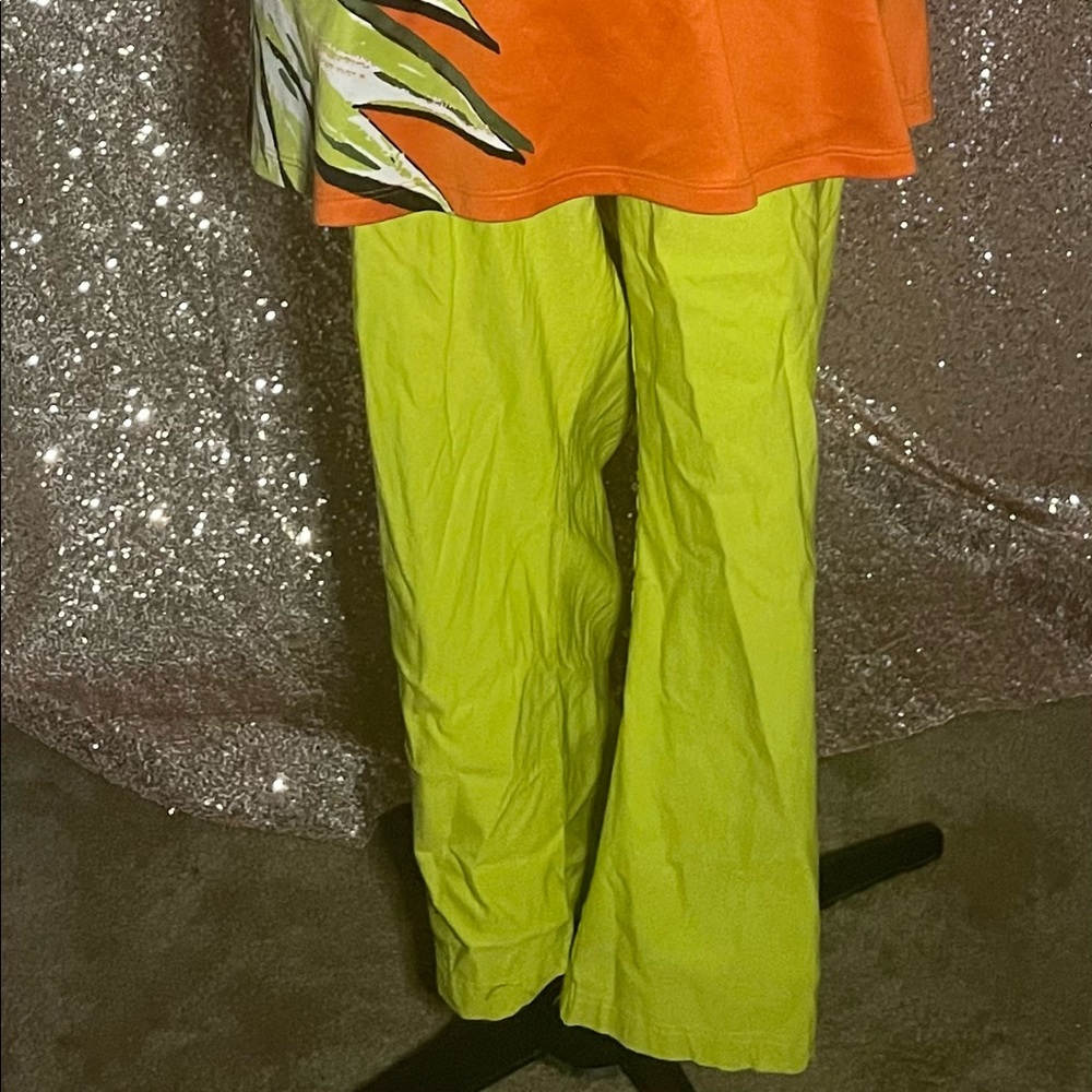 Lime green capris